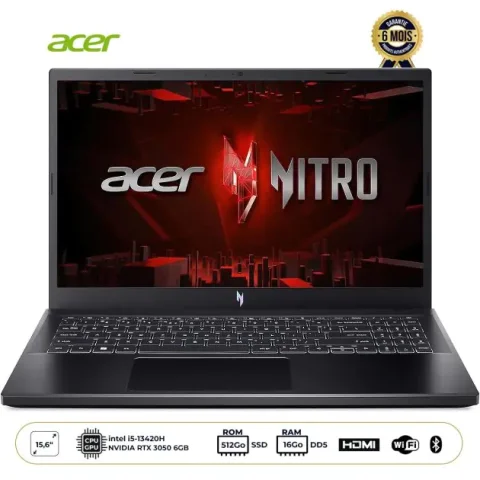 Ordinateur Portable Gaming- Acer Nitro V15