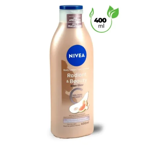 Lait corporel NIVEA éclat et beauté - Uniforme à 95 % de vitamine C pure - 400 ml
