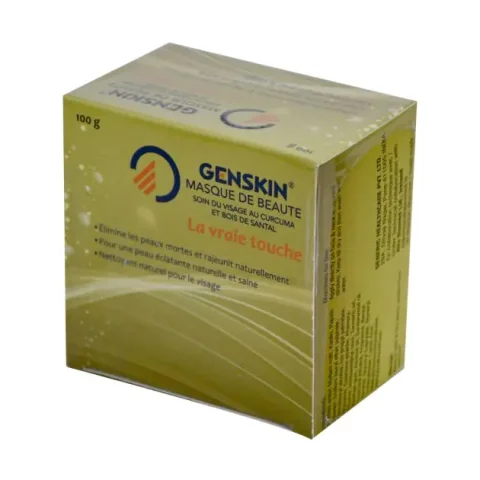 GENSKIN - Masque de Beauté - Curcuma et Bois de Santal