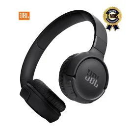 Casque sans fil - JBL tune 520 BT - Bluetooth V5.3 - Pure Bass Sound - 57h de lecture max en utilisation normale avec vitesse de charge - Appels mains libres - Connexion multipoint