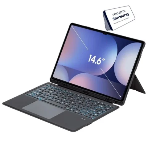 Pochette avec clavier pour Samsung Galaxy Tab S10 Ultra