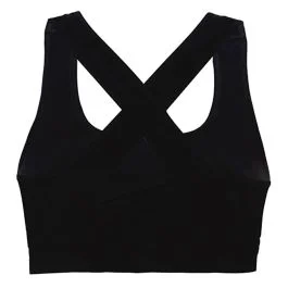 Soutien-gorge de sport à encolure dégagée et dos nageur pour femme