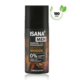 Déodorant pour homme – Isana men – Mystic Woods – Parfum boisé - 48h de protection - 150 ml