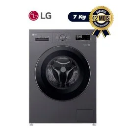 Machine à laver Automatique LG - 7 kg - Classe énergétique A+++ - F2Y1HYP6J - Argent - Garantie 12 mois