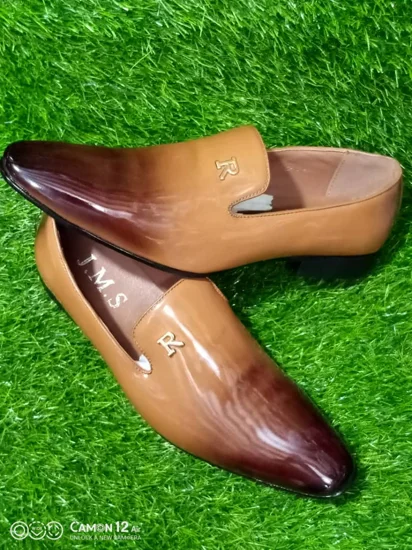 Chaussure homme en cuir - Marron