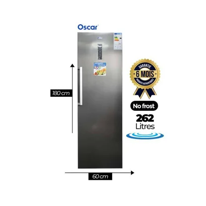 Congelateur Vertical Oscar Lux - OSC-H272 I - 262 litres - Garantie 6 Mois
