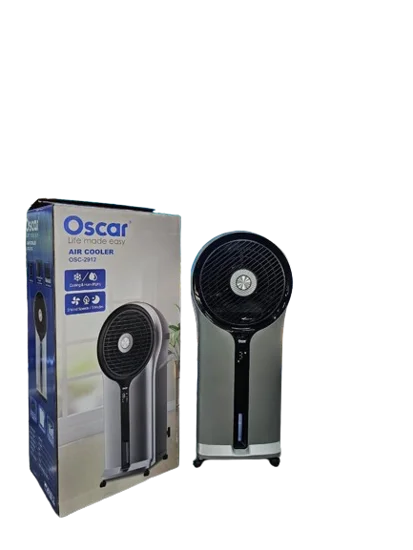 Ventilateur à eau amovible - Refroidisseur d'air - OSCAR- OSC-2912 - 5,5 litres - Gris/Noir - Garantie 3 mois
