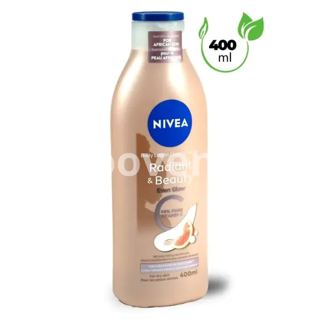 Lait corporel NIVEA éclat et beauté - Uniforme à 95 % de vitamine C pure - 400 ml