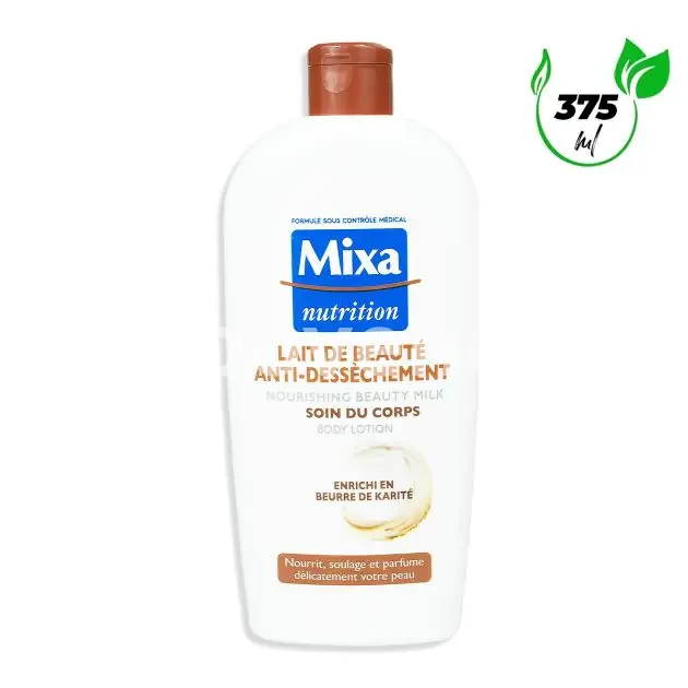Lait corps Mixa Nutrition - Lait de beauté anti-dessèchement - 375 ml
