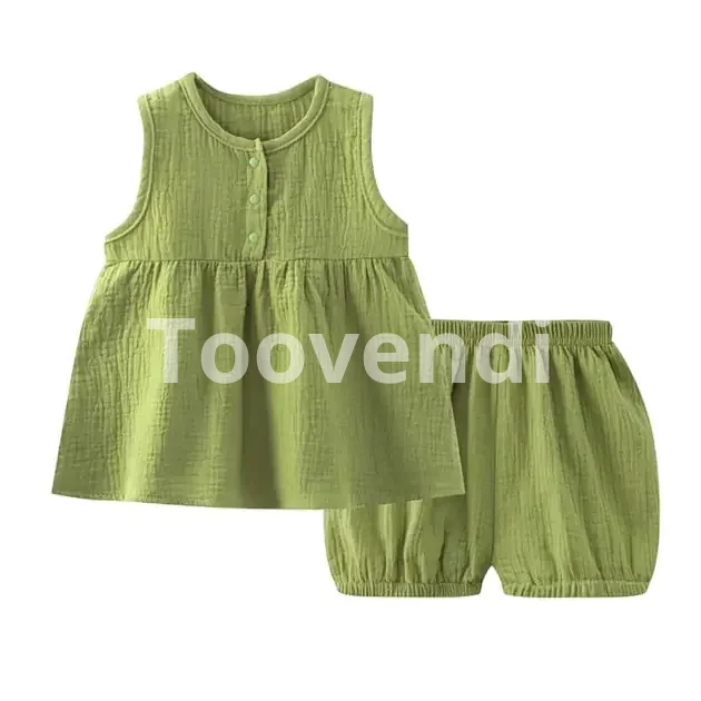Ensemble de vêtements 100% coton - Décontracté - Pour fille de 4 - 5 ans 110 Cm