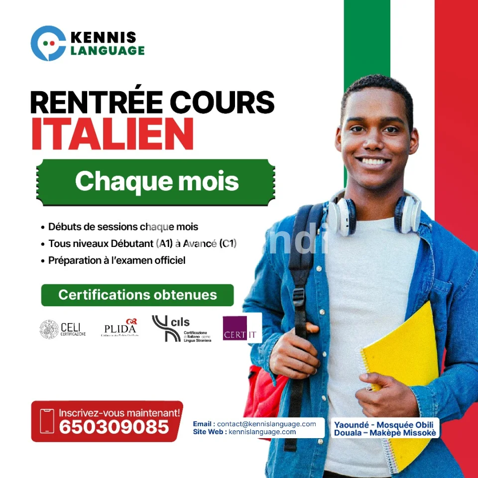 Cours d’italien au Cameroun : où apprendre l’italien à Douala et Yaoundé ?