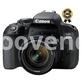 Appareil Photo Canon EOS 800D + Objectif EF-S 18-55 mm - Reflex Numérique 24,2 MP - Ecran tactile orientable - Vidéo FHD 60P - Wfi/NFC - BT - 6 Mois