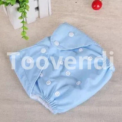 Couche Lavable Et Réutilisable TE1 + insert microfibre - Bleu-ciel