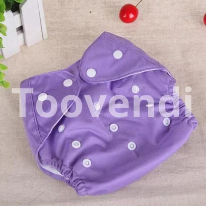Couche Lavable Et Réutilisable TE1 + insert microfibre - Violet