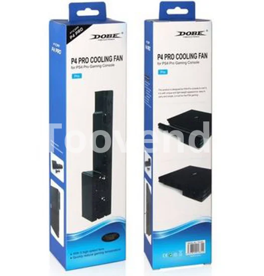 Ventilateur De Refroidissement Playstation4 Pro Dobe Super Turbo Usb Avec 5 Ventilateurs - Noir - 18 Mois