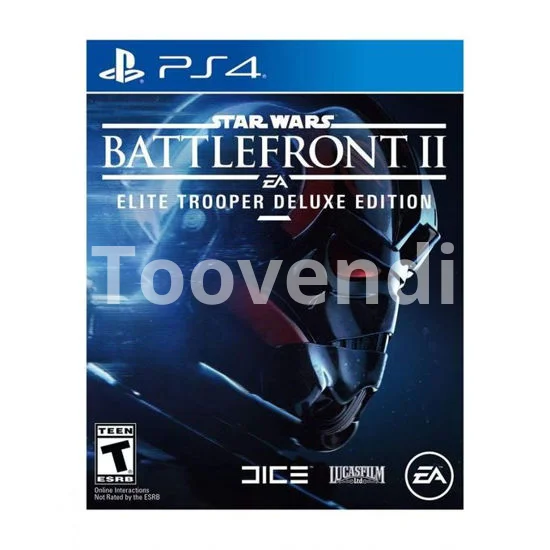 Jeux PlayStation 4 Star Wars Battlefront II- Elite Trooper Deluxe Edition -bleu/ Noir